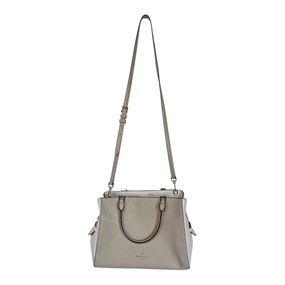 Kate‎ Spade | Leila Medium Satchel Beige Shoulder Handbag